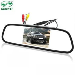 GreenYi 5 inch HD AHD 1024x600P Car Inside Rearview Mirror Monitor