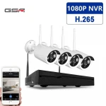 GSA 4Ch 5MP Wireless Cctv Camera Set Wifi Cctv+camera H.265 Nvr Kit Security Camera System