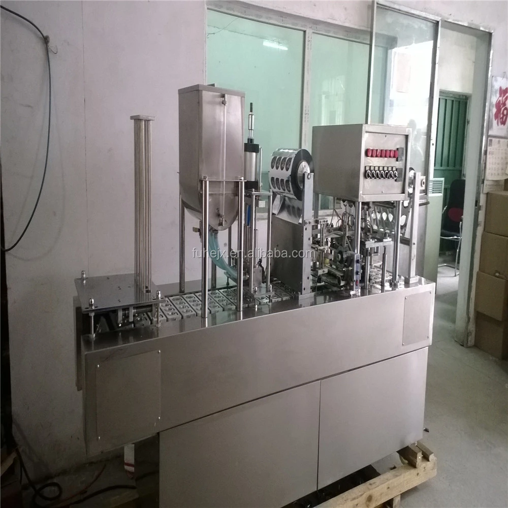guangzhou machine BG32A-4 full automatic jelly jam milk cup filling sealing machine for plastic cup