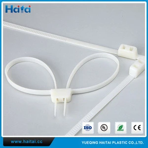 Haitai Manufacturer Made In China High Quality Nylon Double Locking Handcuff Cable Tie