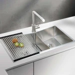 Handmade SUS3O4 Anti-rust Double Bowl Undermount Kitchen Sink