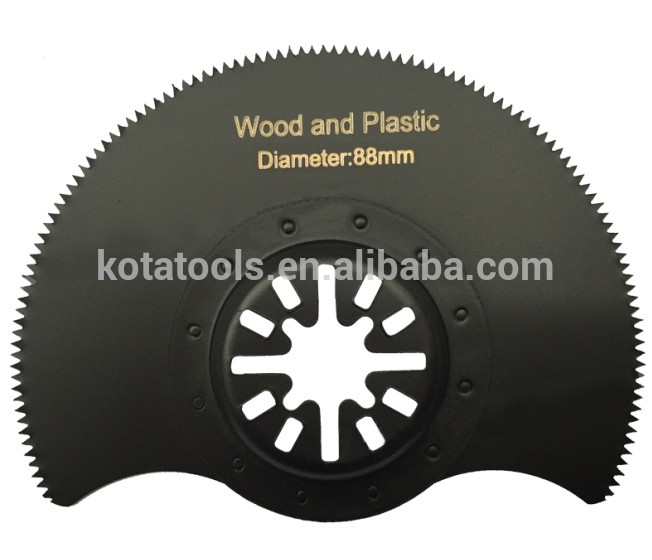HCS oscillating multi tool cutting wood saw blades