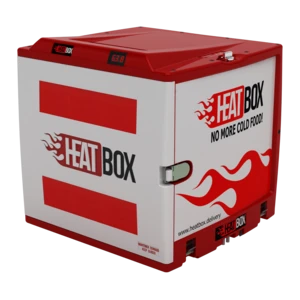 HEATBOX - Motorcycle tail box for delivery food With Self-sufficient heating system