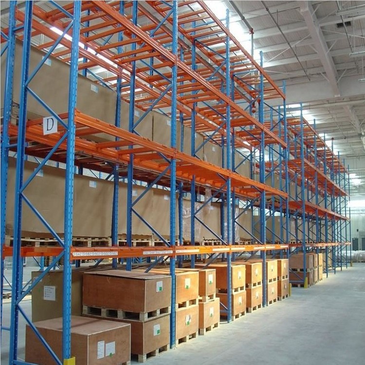 Heavy Duty 4.5T Per Layer Metal Powder Coated  Warehouse Storage Steel Pallet Stack Racking systems