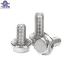 Hex flange bolt 4.8grade with zinc from china
