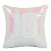 Hidden logo mermaid sequin decorative throw pillows custom cushion cover