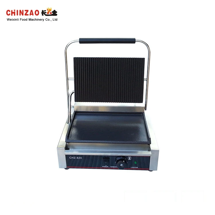 High-Efficient CE Standard Electric Panini Grill with Non-Stick Plate