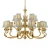 Import High end classical Living room chandelier pendant brass ceiling lamp lighting from China