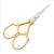 Import High Grade Cuticle Nail Scissors Half Gold Embroidery New Style Scissors from Pakistan