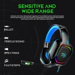 High Performance Stereo led gaming in-ear headphones headset for computer gamer