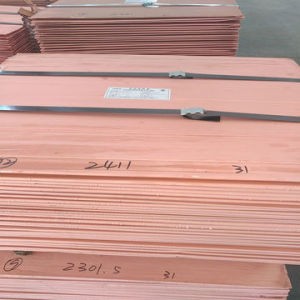 high purity copper cathode from china supplier in stock