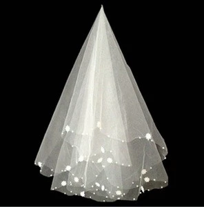 High Quality 1 Layer Tulle 1.5M Bridal Wedding Veils