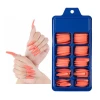 High quality 100 pcs plasitc ABS false nails artificial fingernails ABS plastic long false nails artificial fashion false nail