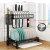 Import High Quality 2 Tiers Plate Bowl Drainer Rack Metal Drying Storage Shelf Kitchen Dish Organizer from China