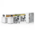 High Quality aluminum Office Workstation Glass Screen Partition Clamp