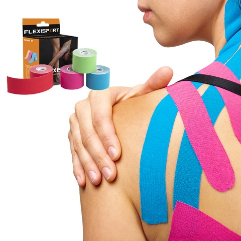 High quality athletic muscle kinesiology tape kinesiology 5cm kinezio tapes cinta kinesiologica body safety sports kinesiotape