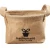 Import High quality brown jute flower pot sleeves linen bag custom brand printed from China