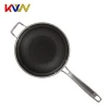 High quality chinese 3-ply stainless steel induction wok