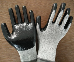 High Quality Industrial Carpentry Tools Hand Latex Rubber Coated Working Safety Gloves