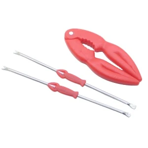 High quality kitchen portable stainless steel food tong seafood picks crab claw leg cracker tool