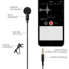 High quality lapel microphone lavalier microphone for iPhone,smartphone and camera