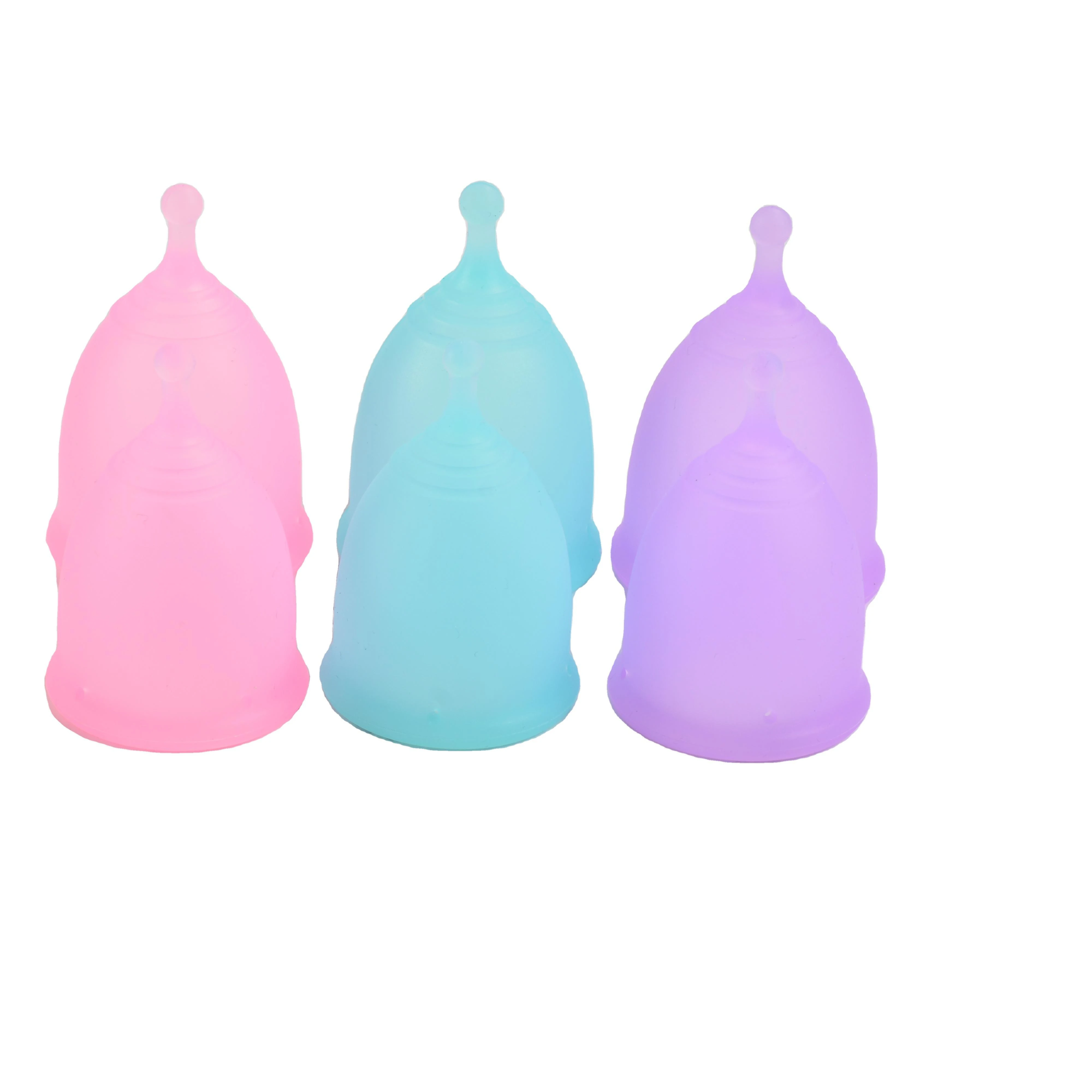 High Quality Menstrual Cups Silicone Period Cup 2 Size Softer Menstruation Cup
