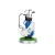 Import high quality mini golf bag with clock pen holder promotional golf desktop decoration gifts from China