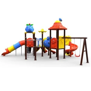 High quality outdoor playground children&#39;s toys plastic slide manufacturers direct sale