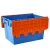 Import High Quality Plastic Warehouse Storage Stack and Nestable Plastic Moving Crate from China