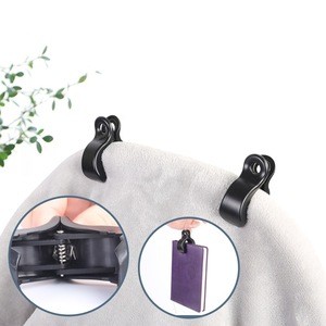 High Quality Portable Travel Eco-friendly Black Fish Shape Plastic Clothes Pegs With Hook