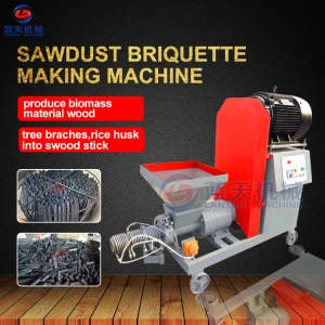 HIgh quality rice straw briquette making machine with sawdust biomass
