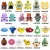 High Quality Wholesale Shower Thermometer Cute Plastic Pool Thermometer Baby Floating Bath Thermometer
