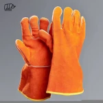 High Temp Heat Resistant Anti-cut Split Leather TIG Protective Cheap Welding Gloves for TIG Welders