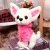 Import Holiday birthday gift creation stuffed toy small Chihuahua doll gift customization from China