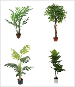 home and garden High Simulation Leaves imitation evergreen potted plants