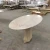 Import Home Furniture Cream Marfil Beige Marble Oval Dining Tables from China