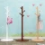 Import Home Furniture Floor Standing Portable Solid Wood Clothes Hanging Branch Coat Rack from China