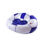 Home furniture living room FOOTBALL ergonomic 2 seater sofa modern pvc inflatable  ball chair