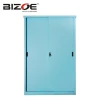 Home furniture waterproof metal storage outdoor sliding door cabinet