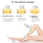 Home Hold Depilatory Laser Mini Hair Epilator Permanent Hair Removal IPL System 500000 Shot Light Pulses Whole Body Hair Remover