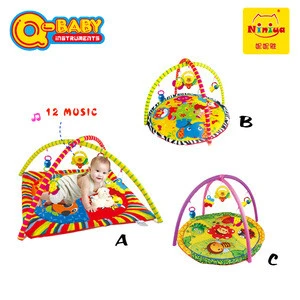Hor Sale Baby Play Gym Mat Baby Toy Musical Infant Activity Gym Play Mat