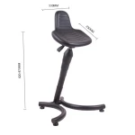 Hospital furniture antistatic hight adjustable polyurethane clean room task chair