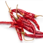 Hot red chillies.