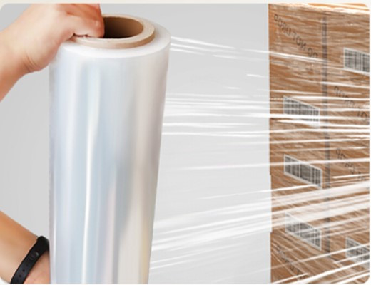 Buy Hot Sale 23mic Lldpe Cast Jumbo Roll Transparent Stretch Wrap Film ...