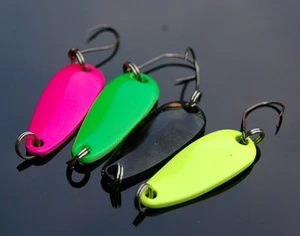 Hot Sale 2.5g Fishing lure Hard Metal Spoon Fishing tackle lure