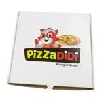 Hot sale 8" 10" 12" 16" Recyclable Corrugated Paper Packaging Design Logo Pizza Box