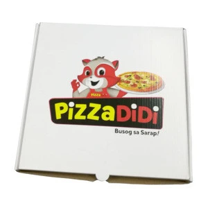 Hot sale 8&quot; 10&quot; 12&quot; 16&quot; Recyclable Corrugated Paper Packaging Design Logo Pizza Box