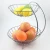 Import Hot Sale Amazon Metal Wire Home Kitchen Storage Fruit Basket Rack Home Decor Iron 2 Tiers Fruit Vegetable Basket Stand from China