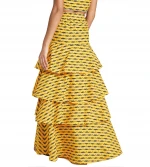 hot sale free shipping women skirts custom fashionable high waisted ripped women  tiered sweet skirts