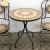Import Hot sale hand made folding metal Mosaic Bistro Dining set from China